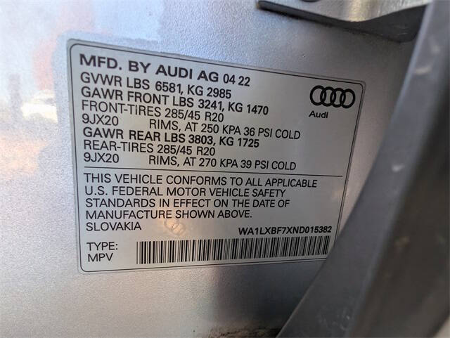 2022 Audi Q7 quattro Premium Plus 55 TFSI