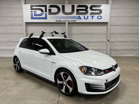 2018 Volkswagen Golf GTI for sale at DUBS AUTO LLC in Clearfield UT