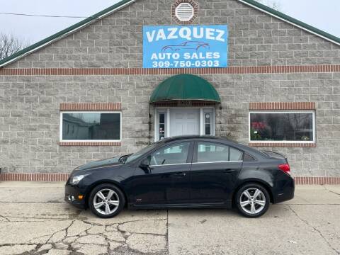 2014 Chevrolet Cruze for sale at VAZQUEZ AUTO SALES in Bloomington IL