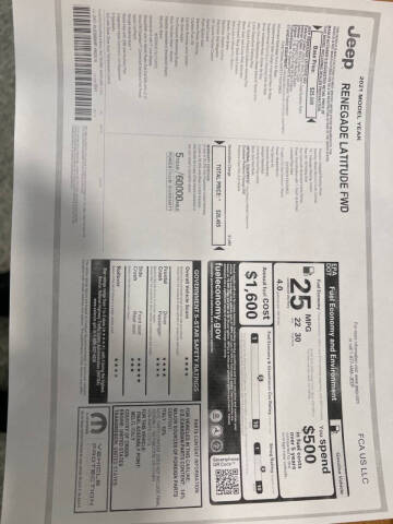 2021 Jeep Renegade for sale at Excite Auto and Cycle Sales in Columbus OH
