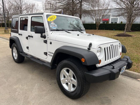 2011 Jeep Wrangler Unlimited for sale at UNITED AUTO WHOLESALERS LLC in Portsmouth VA