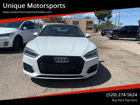 2018 Audi A5 for sale at Unique Motorsports in Tucson AZ