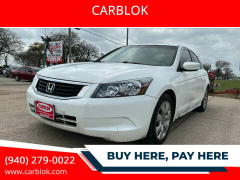 2010 Honda Accord for sale at CARBLOK in Lewisville TX