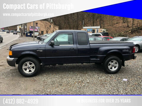 2002 Ford Ranger for sale at Compact Cars of Pittsburgh in Pittsburgh PA