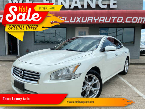2014 Nissan Maxima for sale at Texas Luxury Auto in Cedar Hill TX