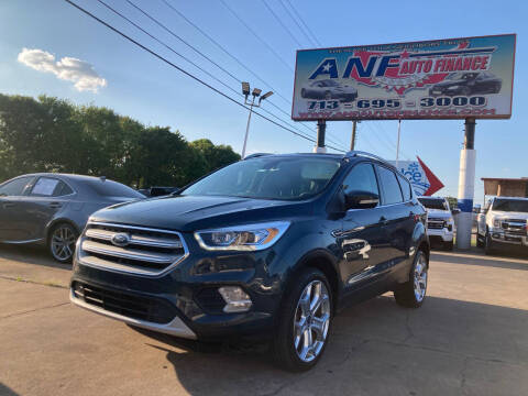 2019 Ford Escape for sale at ANF AUTO FINANCE in Houston TX