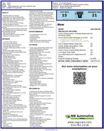 2020 RAM 1500 Classic SLT