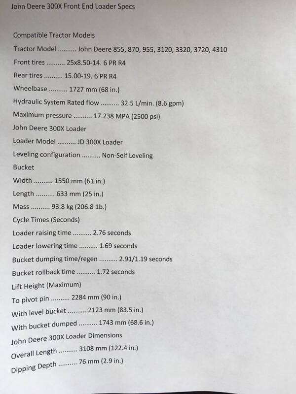 1997 John Deere 300X