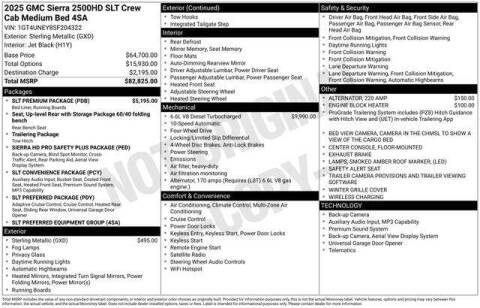 2025 GMC Sierra 2500HD