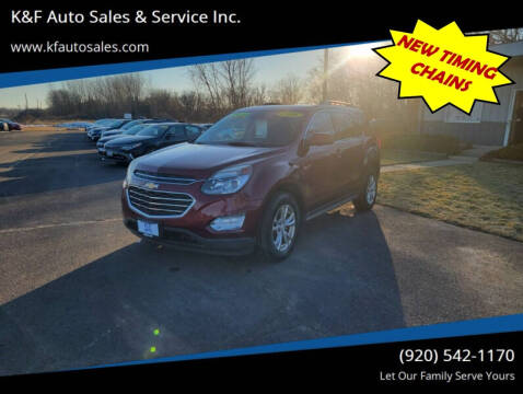 2016 Chevrolet Equinox for sale at K&F Auto Sales & Service Inc. in Jefferson WI