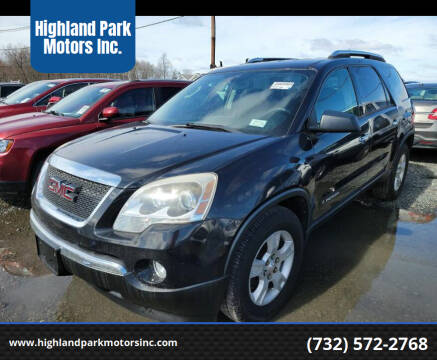 2008 GMC Acadia for sale at Highland Park Motors Inc. in Highland Park NJ