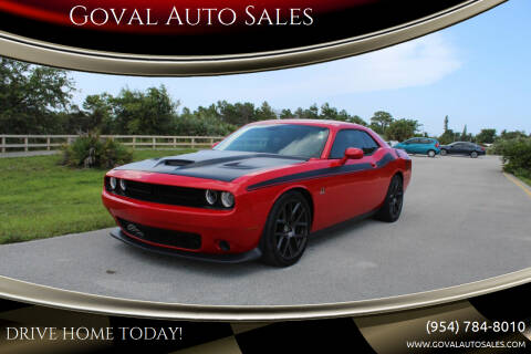 2016 Dodge Challenger for sale at Goval Auto Sales in Pompano Beach FL