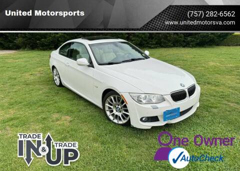 2013 BMW 3 Series for sale at United Motorsports in Virginia Beach VA