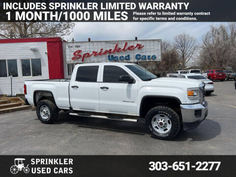 2016 GMC Sierra 2500HD for sale at Sprinkler Used Cars in Longmont CO