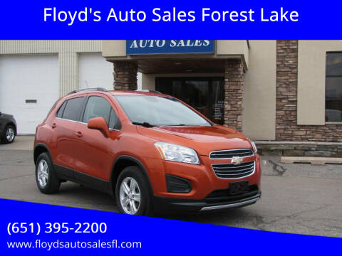 2015 Chevrolet Trax for sale at Floyd's Auto Sales Forest Lake in Forest Lake MN