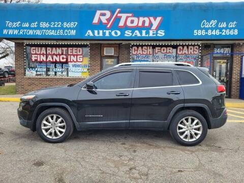 2015 Jeep Cherokee for sale at R Tony Auto Sales in Clinton Township MI