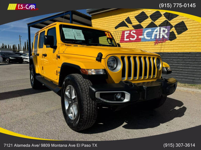 2021 Jeep Wrangler Unlimited for sale at Escar Auto - 9809 Montana Ave Lot in El Paso TX