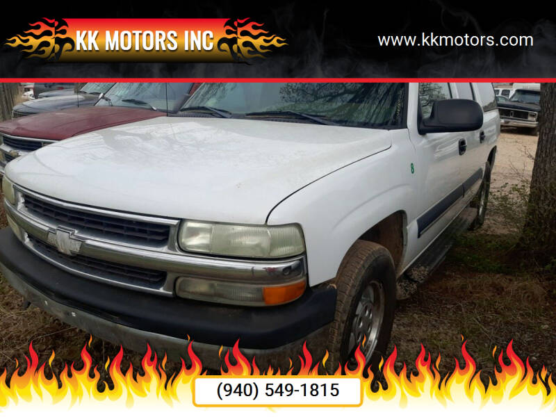 2002 Chevrolet Suburban for sale at KK Motors Inc in Graham TX