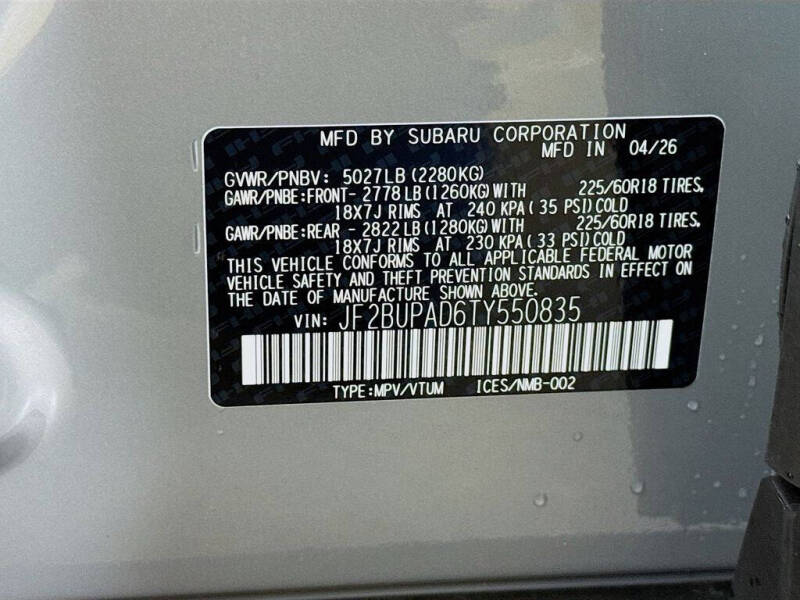 2026 Subaru Outback Premium