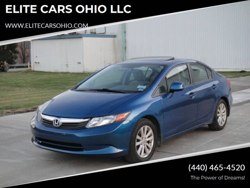 2012 Honda Civic for sale at ELITE CARS OHIO LLC in Solon OH