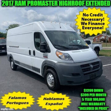 2017 RAM ProMaster for sale at D&D Auto Sales, LLC in Rowley MA