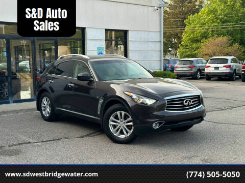2014 Infiniti QX70 for sale at S&D Auto Sales in West Bridgewater MA