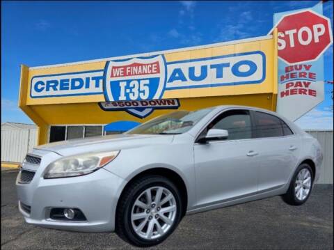 2013 Chevrolet Malibu for sale at Buy Here Pay Here Lawton.com in Lawton OK