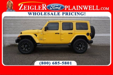 2020 Jeep Wrangler Unlimited for sale at Zeigler Ford of Plainwell- Jeff Bishop in Plainwell MI