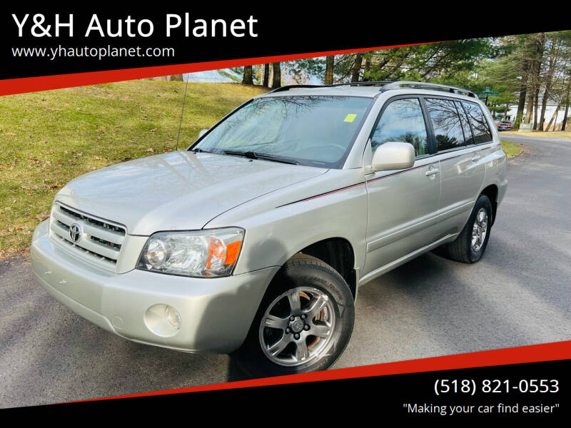 2006 Toyota Highlander for sale at Y&H Auto Planet in Rensselaer NY