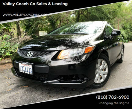 2012 Honda Civic for sale at Valley Coach Co Sales & Leasing in Van Nuys CA