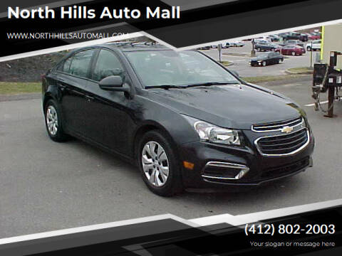 2015 Chevrolet Cruze for sale at North Hills Auto Mall in Pittsburgh PA