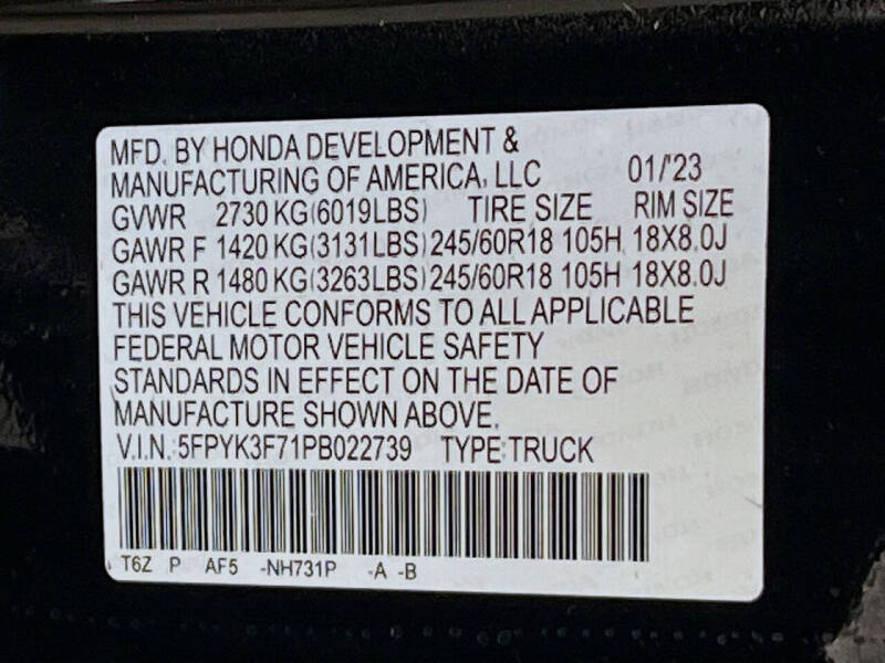 2023 Honda Ridgeline RTL-E