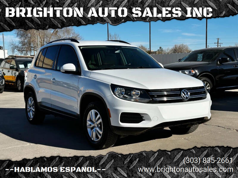 2017 Volkswagen Tiguan for sale at BRIGHTON AUTO SALES INC in Brighton CO