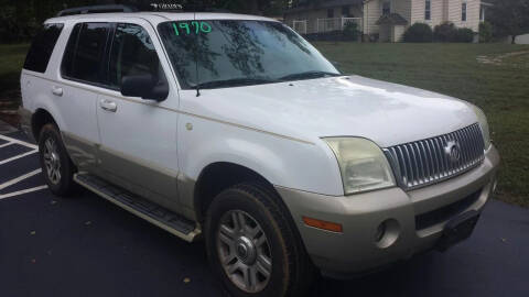 2004 Mercury Mountaineer for sale at Happy Days Auto Sales in Piedmont SC