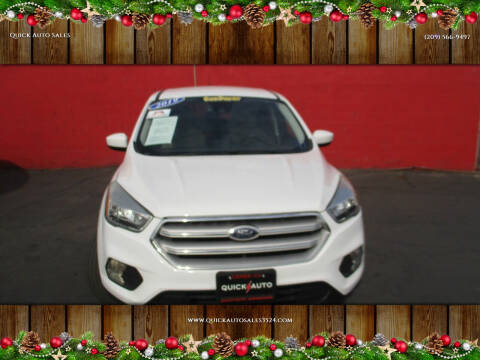 2019 Ford Escape for sale at Quick Auto Sales in Ceres CA