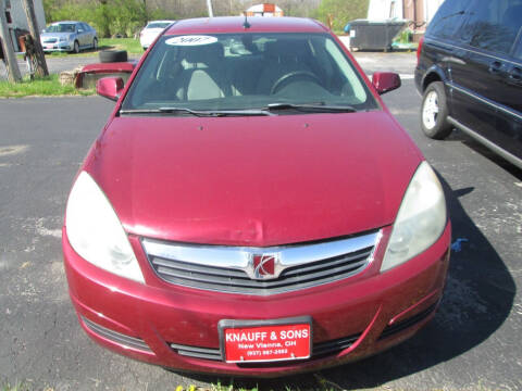 2007 Saturn Aura for sale at Knauff & Sons Motor Sales in New Vienna OH