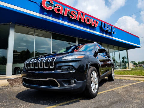 2015 Jeep Cherokee for sale at CarsNowUsa LLc in Monroe MI