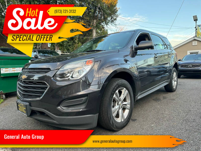 2016 Chevrolet Equinox for sale at General Auto Group in Irvington NJ