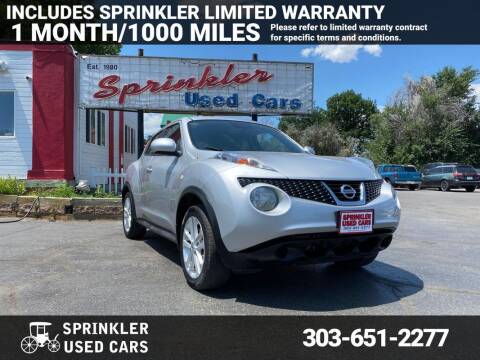 2013 Nissan JUKE for sale at Sprinkler Used Cars in Longmont CO