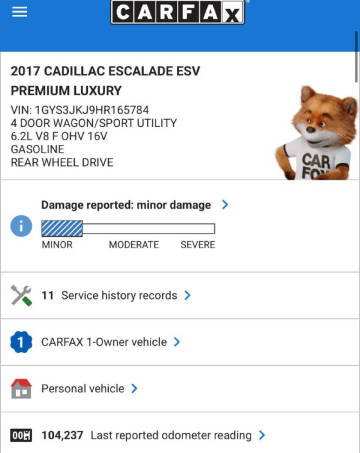 2017 Cadillac Escalade ESV Premium Luxury