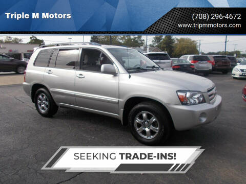 2005 Toyota Highlander for sale at Triple M Motors in Saint John IN