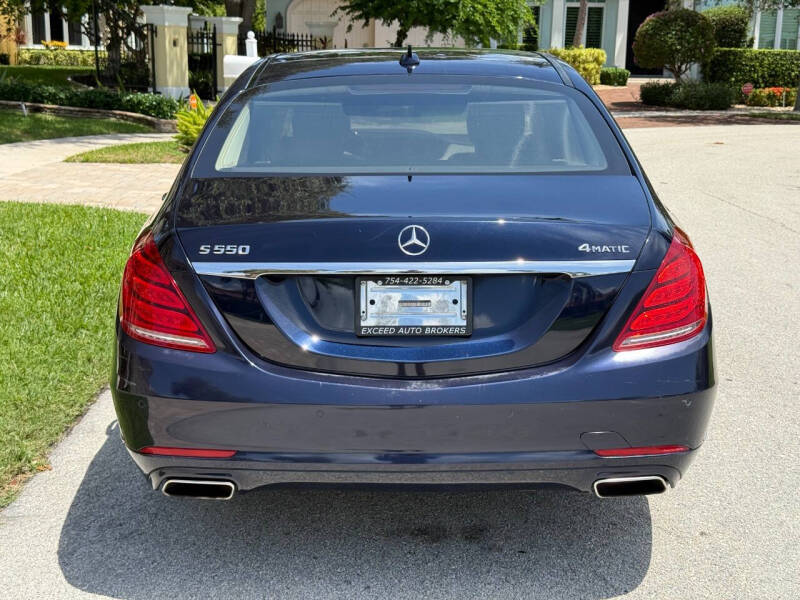 2015 Mercedes-Benz S-Class S 550 4MATIC