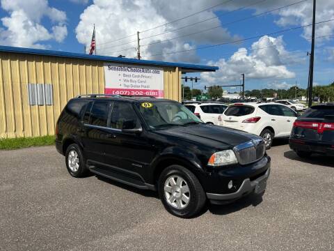 2003 Lincoln Aviator for sale at Sensible Choice Auto Sales, Inc. in Longwood FL
