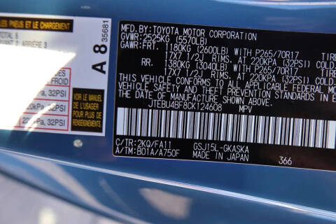 2012 Toyota FJ Cruiser