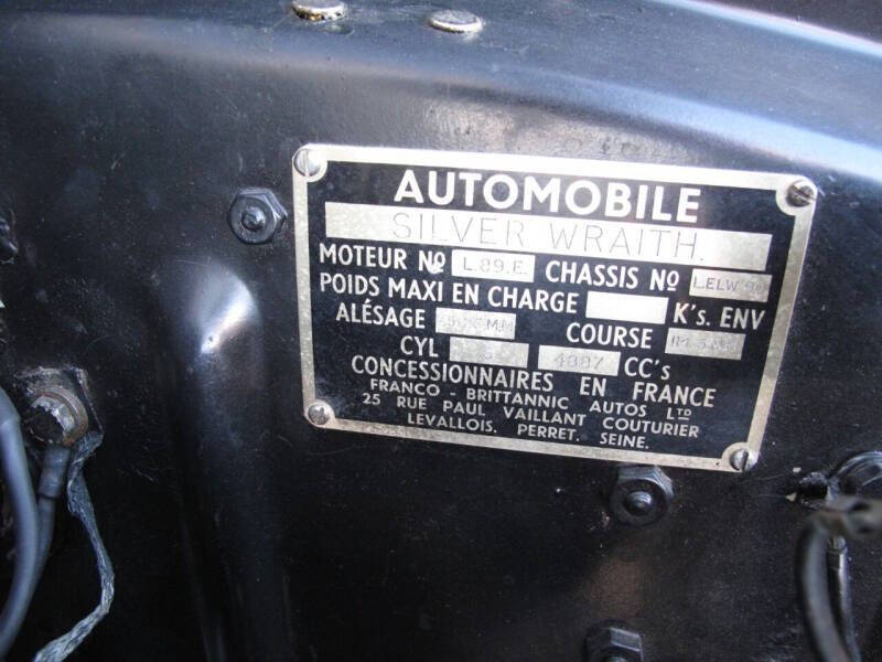 1956 Rolls-Royce Silver Wraith