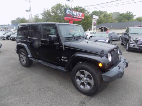 2016 Jeep Wrangler Unlimited for sale at Comet Auto Sales in Manchester NH