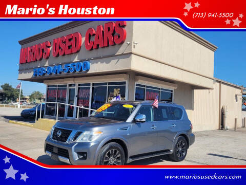 2017 Nissan Armada for sale at Mario's Houston in Houston TX