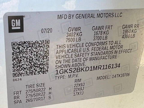 2021 GMC Yukon SLT