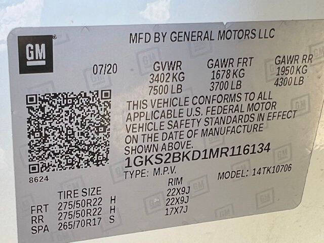 2021 GMC Yukon SLT