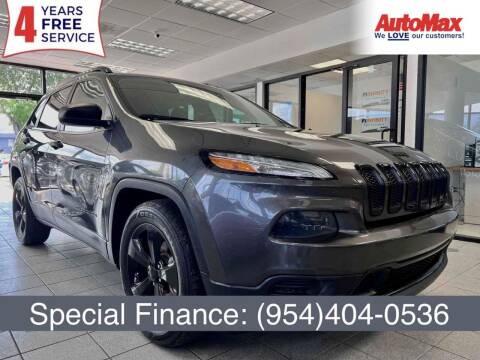 2017 Jeep Cherokee for sale at Auto Max in Hollywood FL